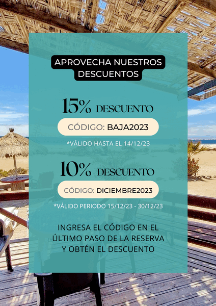 15% de descuento en Temporada Baja